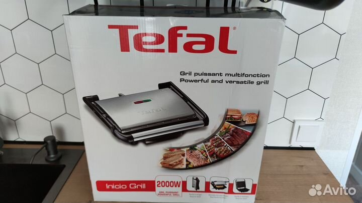 Электрогриль Tefal Inicio grill, новый