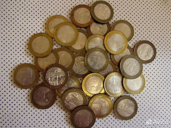 Монеты биметалл дгр, области,республики,края
