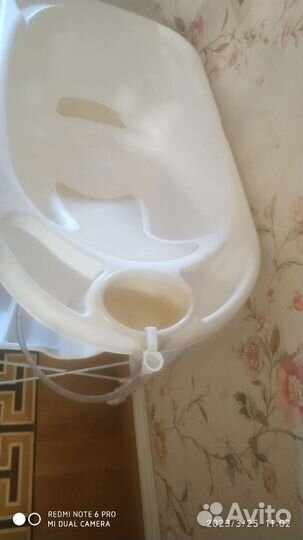 Пеленальный столик с ванночкой cam