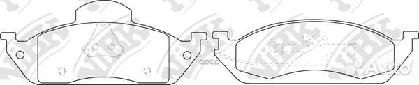 Колодки тормозные PN0116 NiBK