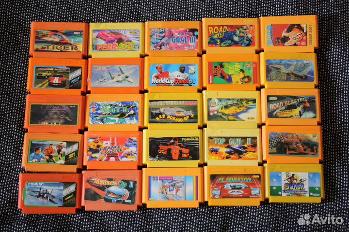 Картриджи для Dendy 8 bit