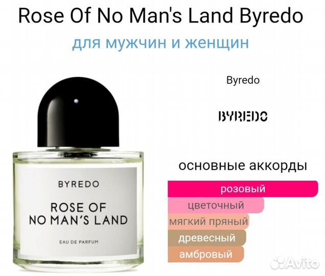 5 мл Byredo Rose Of No Mans Land распив