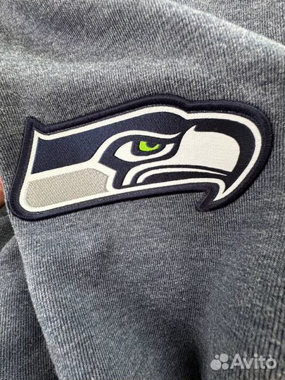 Худи с капюшоном на молнии Seattle Seahawks Nike