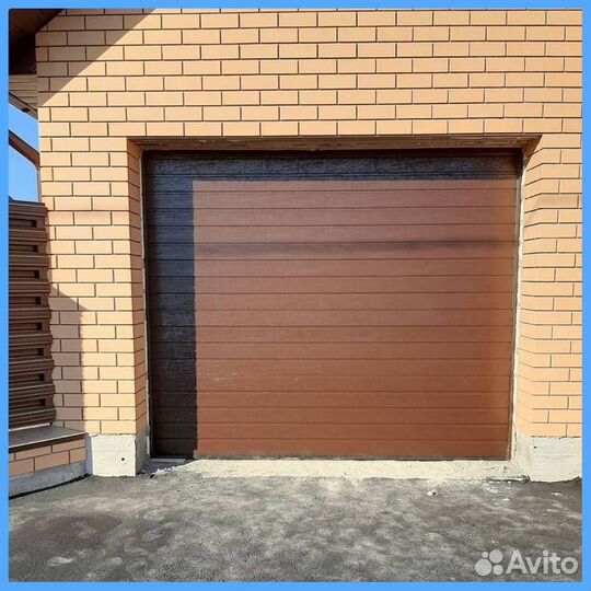 Автоматические секционные гаражные ворота