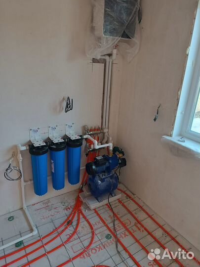 Монтаж отопления под ключ, теплый пол, отопление