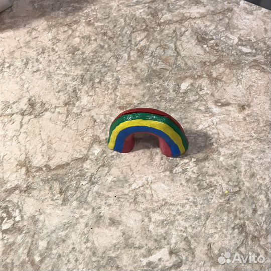 Подставка под фото из глины