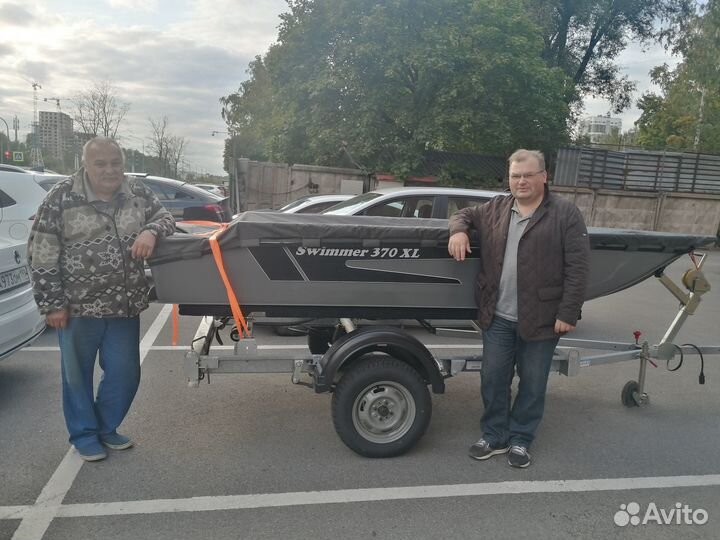 Комплект лодка прицеп