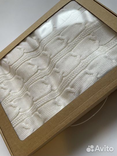 Вязанный плед