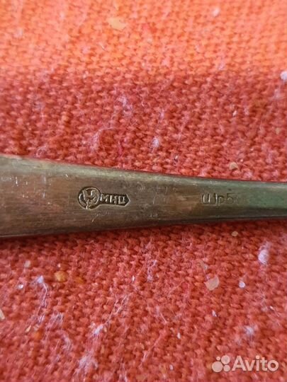 Ложки столовые и кофейные мельхиор СССР