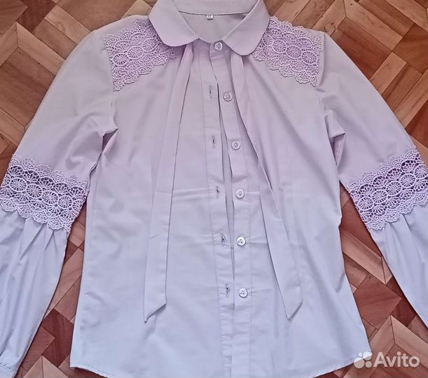 Блузка на девочку школьная