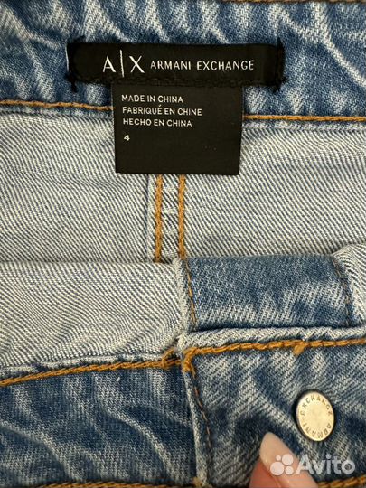 Юбка джинсовая мини Armani Exchange 42