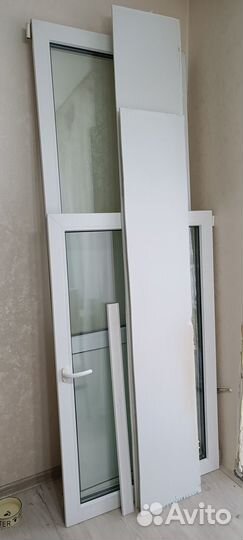 Балконный блок с дверью бу