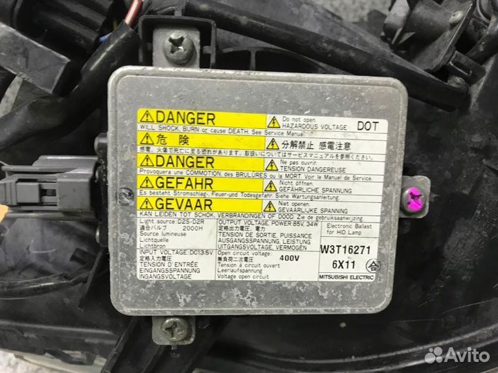 Фара левая Mitsubishi Outlander Xl 2007