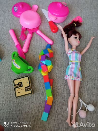 Большой пакет развивашек, пазлов, книг, игрушек