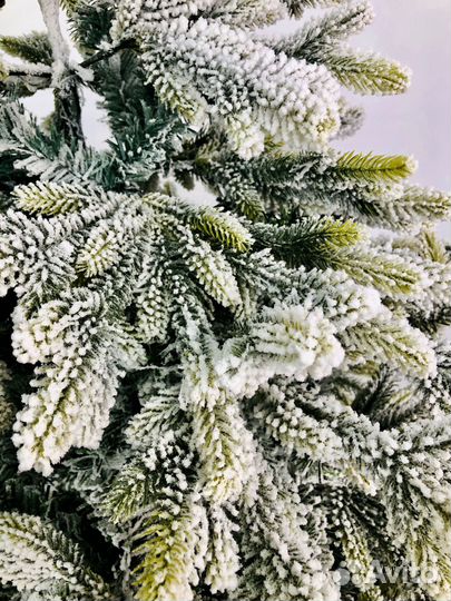 Елка искусственная заснеженная литая + пвх