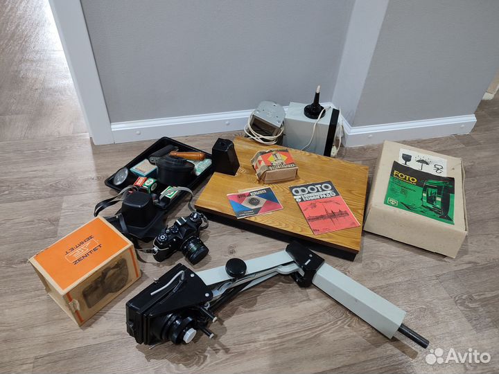 Фотоаппарат зенит-ет набор фотолюбителя СССР