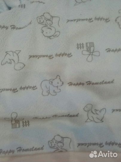 Велюровый конверт и одеяло bebitof