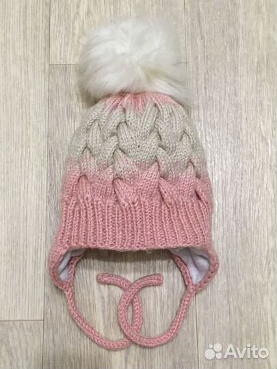 Шапка зимняя д/девочки на 1 годик(+)