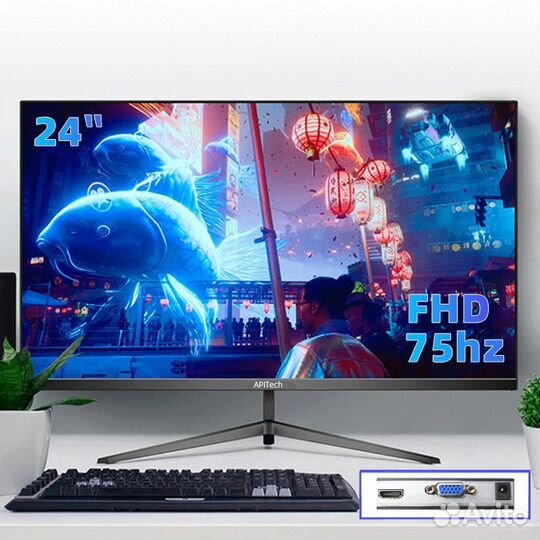 Мониторы для компьютера 24-32 дюйма FHD, 2К