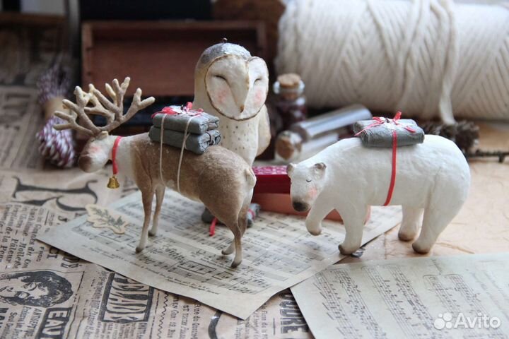 Набор ватных игрушек Северные звери