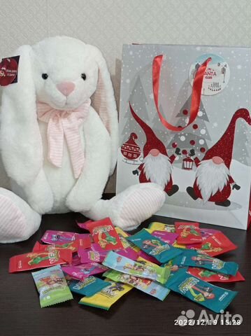 Скрепыши4 100шт с коллекцией и Заяц. Подароч.набор