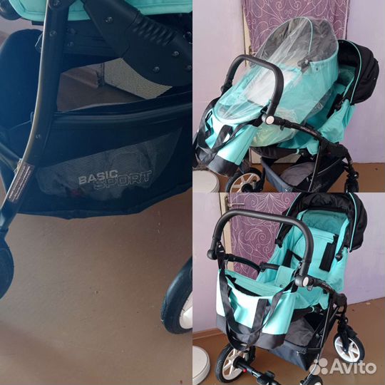 Коляска 2 в 1 riko basic spot