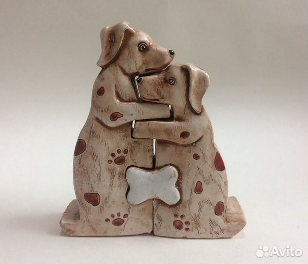 Статуэтки сувенир Собачки влюбленные