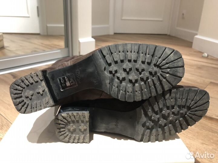 Сапоги замшевые Hogl