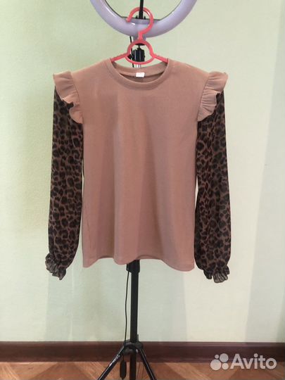 Леопардовая блузка