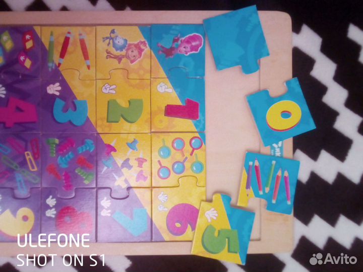 Пазл деревянный