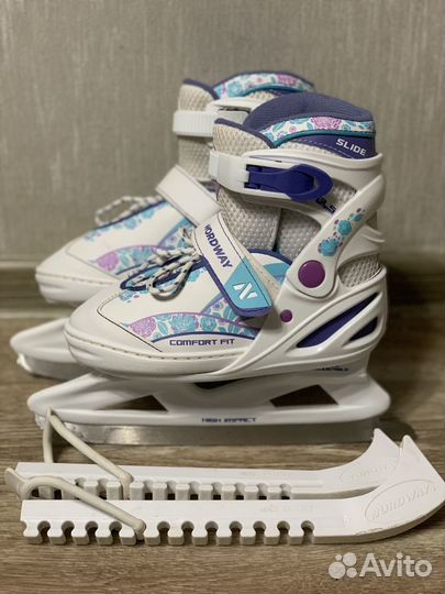 Коньки раздвижные для девочки