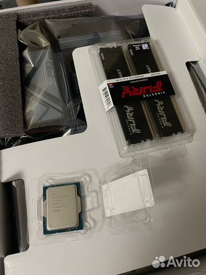 ASRock B760 PRO RS + i5 12400f + озу DDR5 2x16Gb