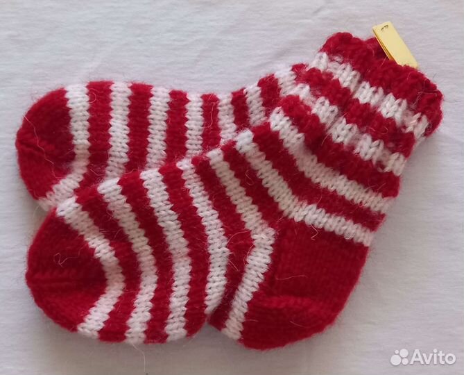 Детские вязаные носки