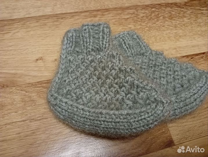 Вязание тапочки
