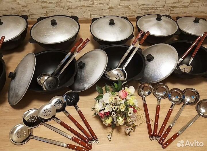 Чугунный казан 10 литров