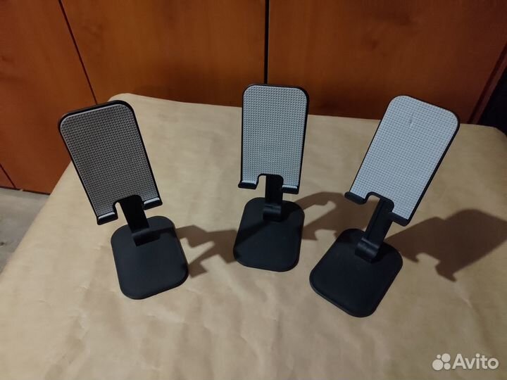 Держатели для смартфона регулируемые, черные