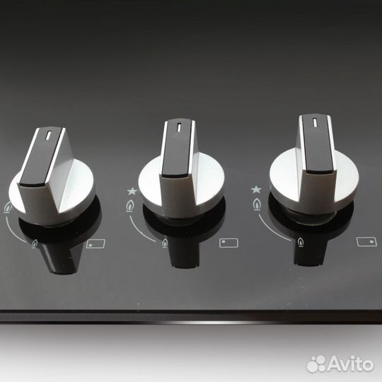 Газовая стеклянная варочная панель HCG-279 Ginzzu