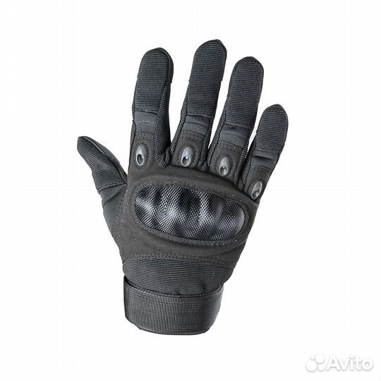 56613 Перчатки тактические со вставкой 3, black