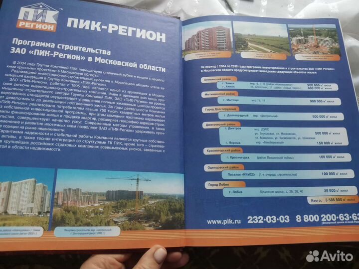 Книга московская область 2006год