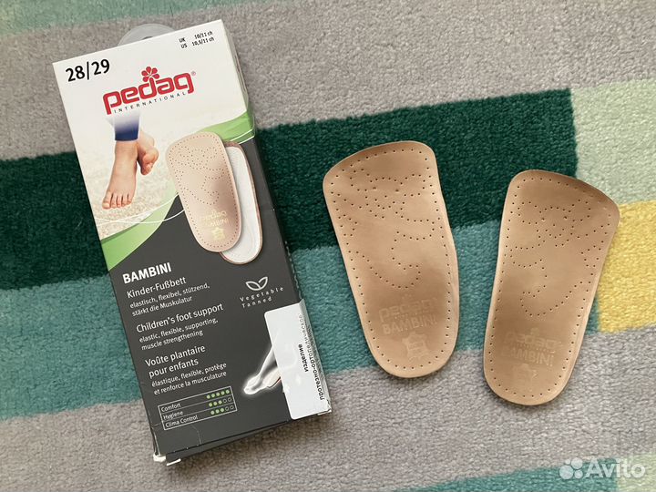 Детские ортопедические полустельки Pedag Bambini