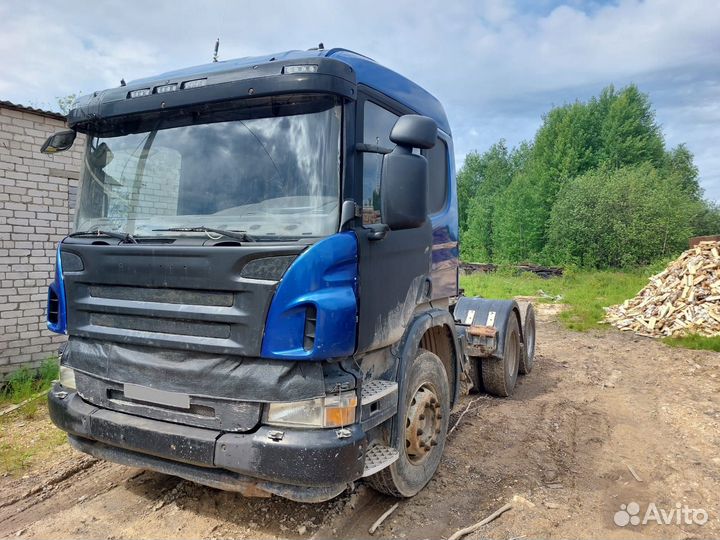 Scania P420 с полуприцепом, 2011