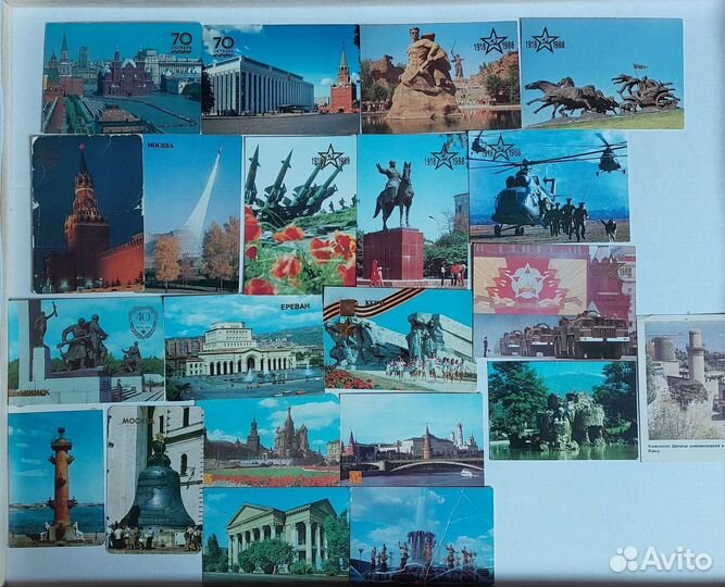 Почтовые открытки и календарики СССР