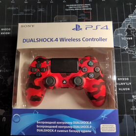 Оригинальный джойстик Playstation 4 red camo