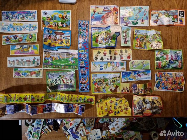 Вкладыши от киндеров