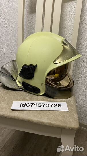 Шлем каска пожарного gallet