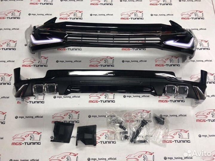 Modellista Toyota Prado 2017+ Black с дхо