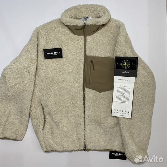 Куртка барашек stone island