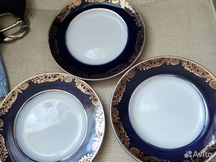 Тарелочки лфз времён СССР витринное хранение