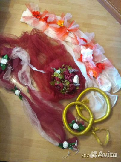 Декор для украшения свадебной машины