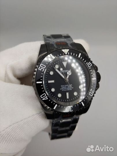 Seiko Deepsea Black PVD, 44 мм., новые в наличии